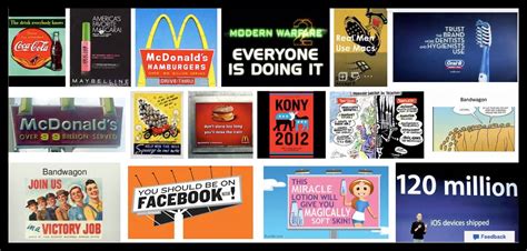 bandwagon advertising|bandwagon propaganda ad.
